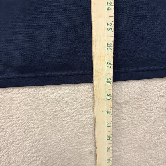 Rhone Polo Shirt Mens Large Navy Short Sleeve Wicking Activewear Office Prep - Picture 6 of 6